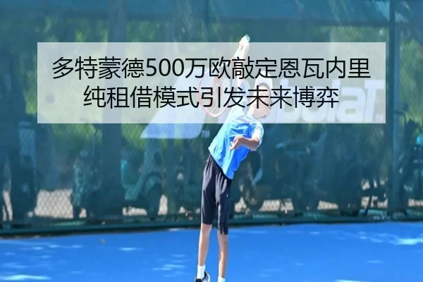 多特蒙德500万欧敲定恩瓦内里 纯租借模式引发未来博弈